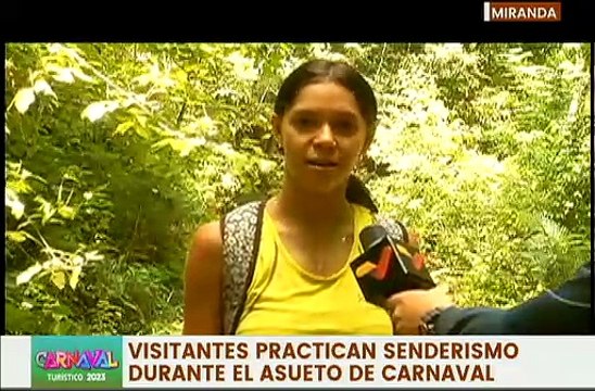 Waraira Repano une a la población mirandina y caraqueña al placer del senderismo en el Carnaval 2023