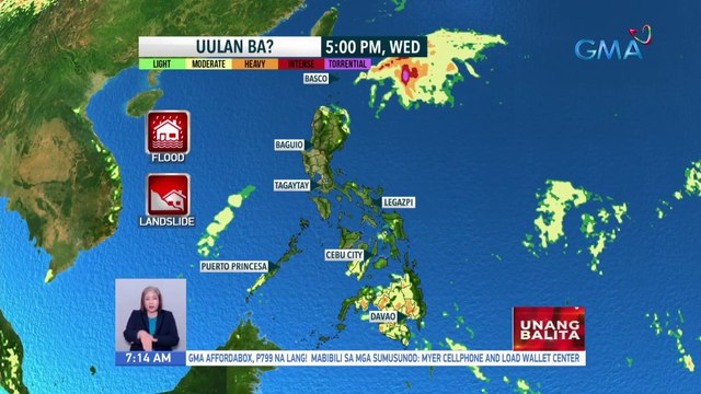 Malaking bahagi ng bansa, nakatanggap na ng sapat na ulan kahit wala pa ring bagyo ang dumarating; Walang namumuong sama ng panahon sa ngayon - Weather update today as of 7:13 a.m. (February 22, 2023) | UB