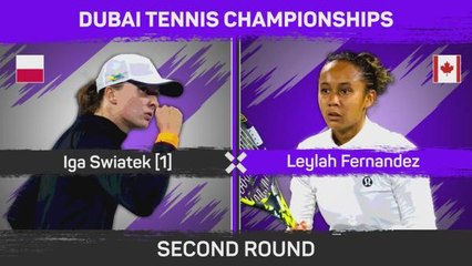 Swiatek brushes aside Fernandez in Dubai