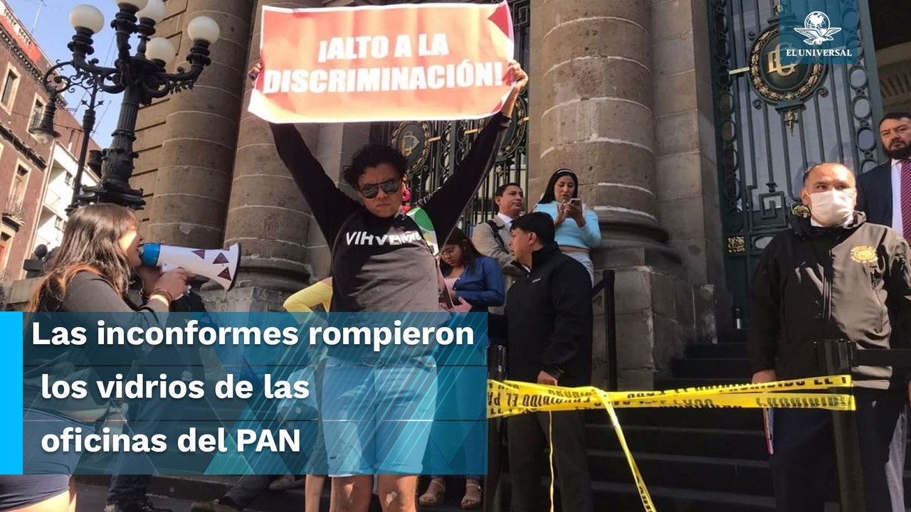 Trifulca por iniciativa del PAN en Congreso CDMX deja ocho heridos