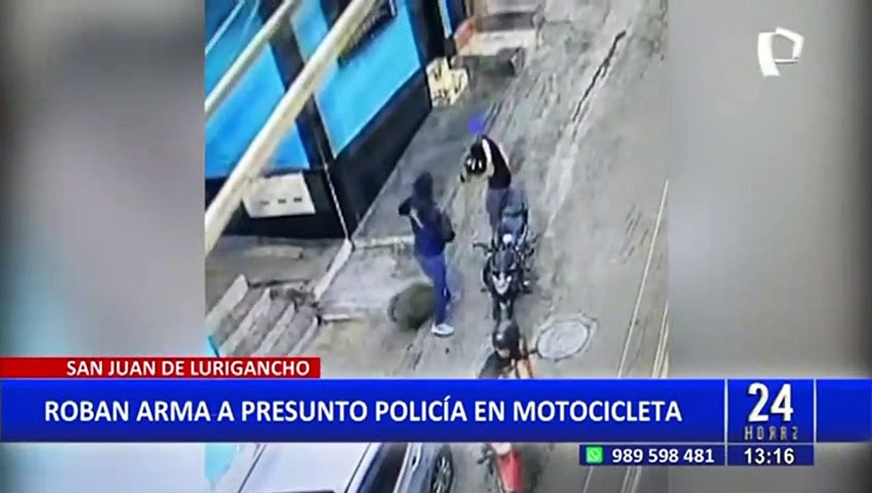 Robo en SJL: hampones asaltan a presunto policía y le quitan su arma