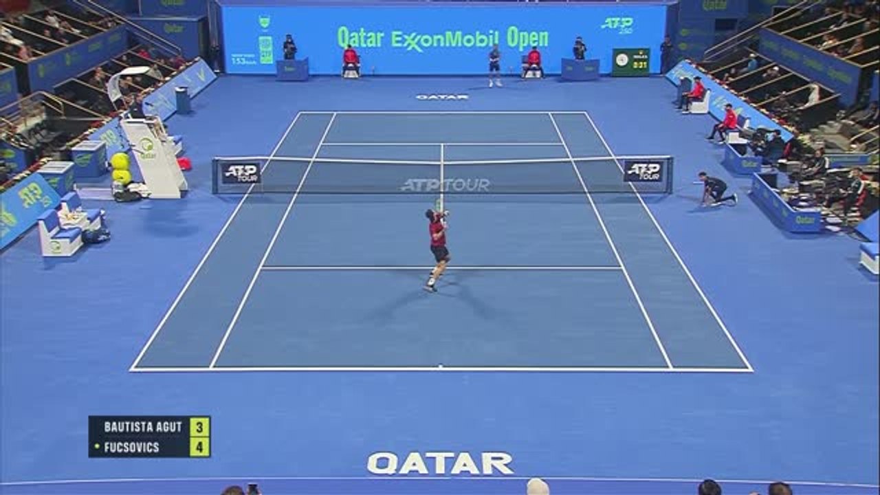 Highlights: Bautista-Agut zittert sich weiter