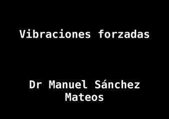 Vibraciones forzadas
