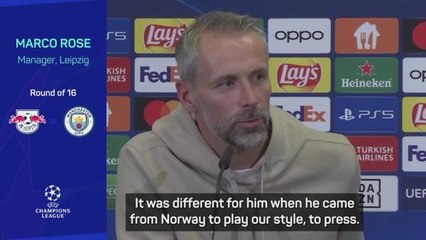 Erling Haaland looks like Thor and is crazy about scoring - Marco Rose