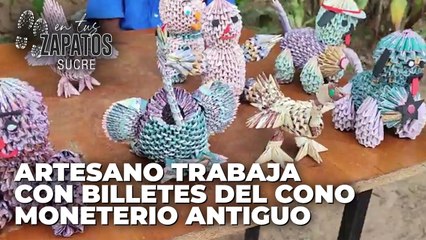 En Los Zapatos de José MIguel: El artesano que trabaja con billetes