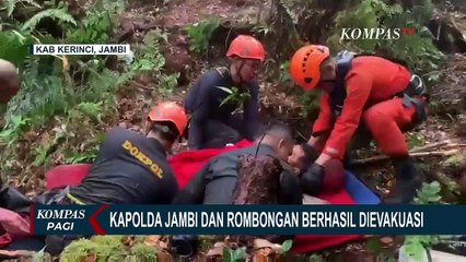 Berhasil Dievakuasi Setelah 45 Jam Berada di Hutan, Kondisi Kapolda Jambi Stabil
