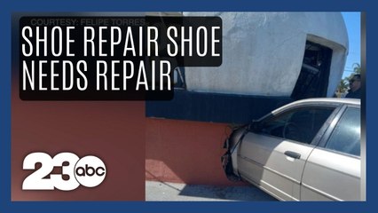 Bakersfield's Big Shoe damaged, cobbler now uncertain about his livelihood
