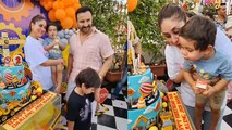 Kareena Kapoor Son Jehangir Second Birthday Celebration Viral, Cake Cutting करते.... । Boldsky