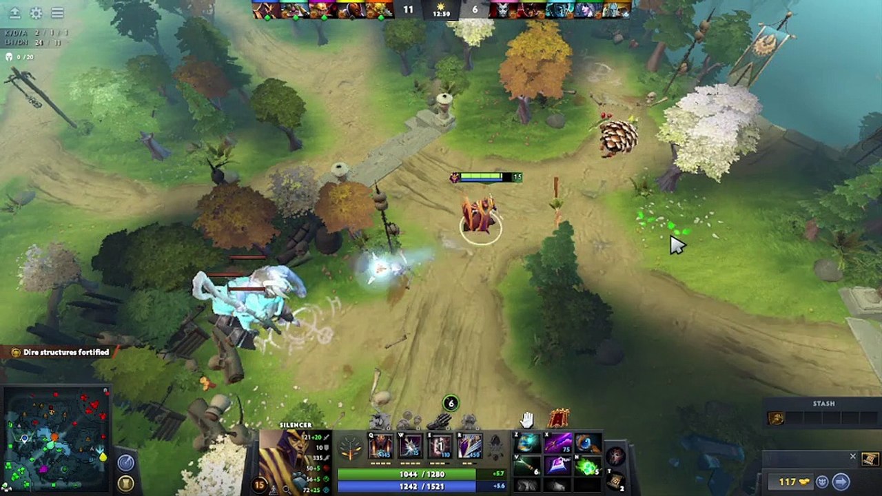 Dota 2 - Silencer Ultimate Cumback in 34min!