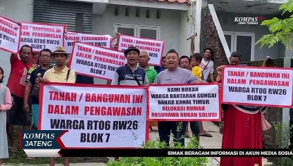 Download Video: Akan Direlokasi ke Rusunawa, Warga Dinar Indah Menolak