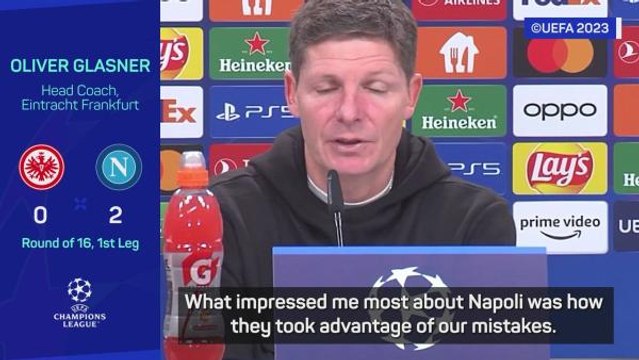 Glasner 'impressed' by Napoli after defeat in Frankfurt