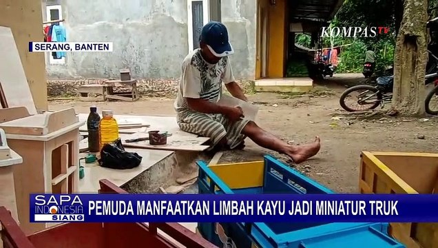 Kreatif & Inspiratif, Pemuda Asal Banten Sulap Limbah Kayu & Spons Jadi Mainan Miniatur!
