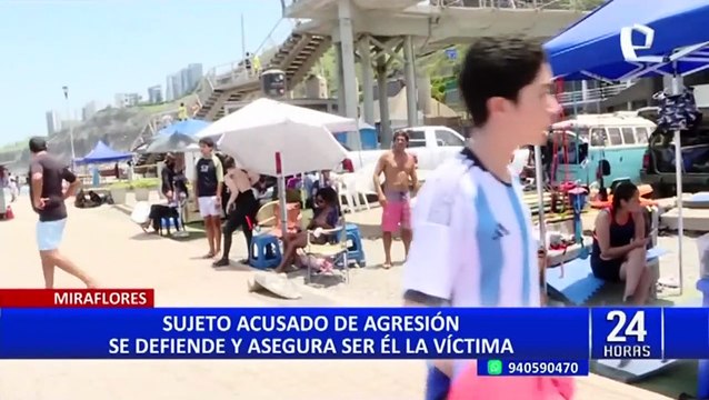 Miraflores: instructores de surf se pelean por espacios en playa Makaha