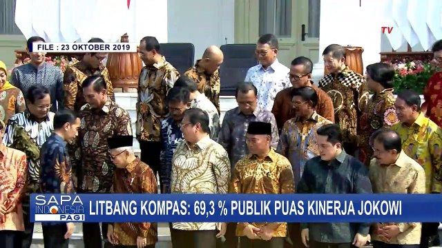 Survei Litbang Kompas: 69,3 Persen Publik Puas dengan Kinerjanya, Jokowi Respons dengan Senyuman!
