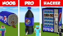 Minecraft NOOB vs PRO vs HACKER_ PEPSI HOUSE BUILD CHALLENGE in Minecraft _ Animation