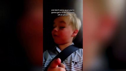 6-year-old who wants to become PRESIDENT pledges to give all kids in school 3-day weekend and ice-cream sundaes every day