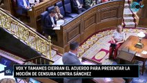 Vox y Tamames cierran el acuerdo para presentar la moción de censura contra Sánchez