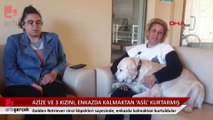 Hatay'da Asil köpek, ailesini enkazda kalmaktan kurtardı