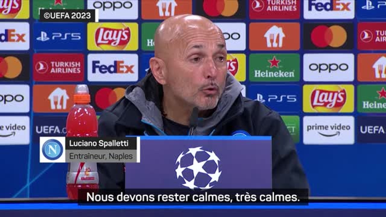 8es - Spalletti : "Nous devons rester calmes"