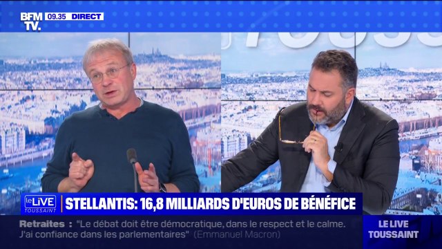 Jean-Pierre Mercier, délégué Sud Stellantis Poissy, réagit à l'annonce de bénéfices records par le groupe