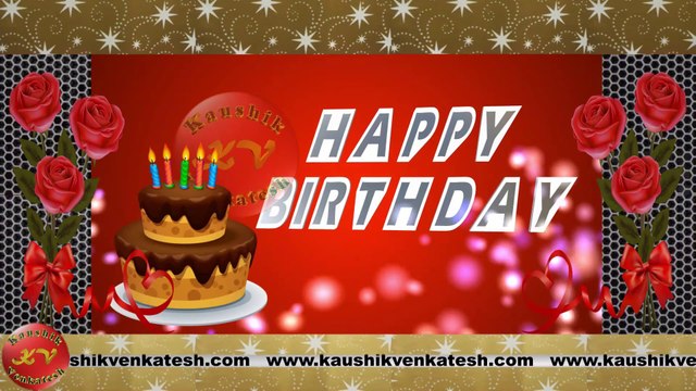 Happy Birthday Wishes Video, Birthday Greetings, Animation, Status, Quotes,  Messages (Free) - video Dailymotion