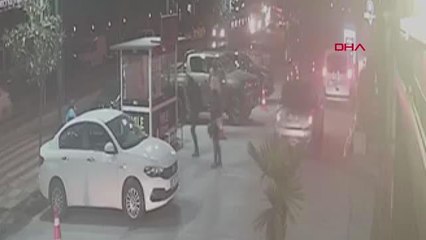 BEYLİKDÜZÜ'NDE KAFE ÇIKIŞI SİLAHLI SALDIRI KAMERADA