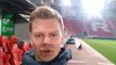 Joe Nicholson reacts as Sunderland are beaten 2-1 by Rotherham despite Joe Gelhardt goal