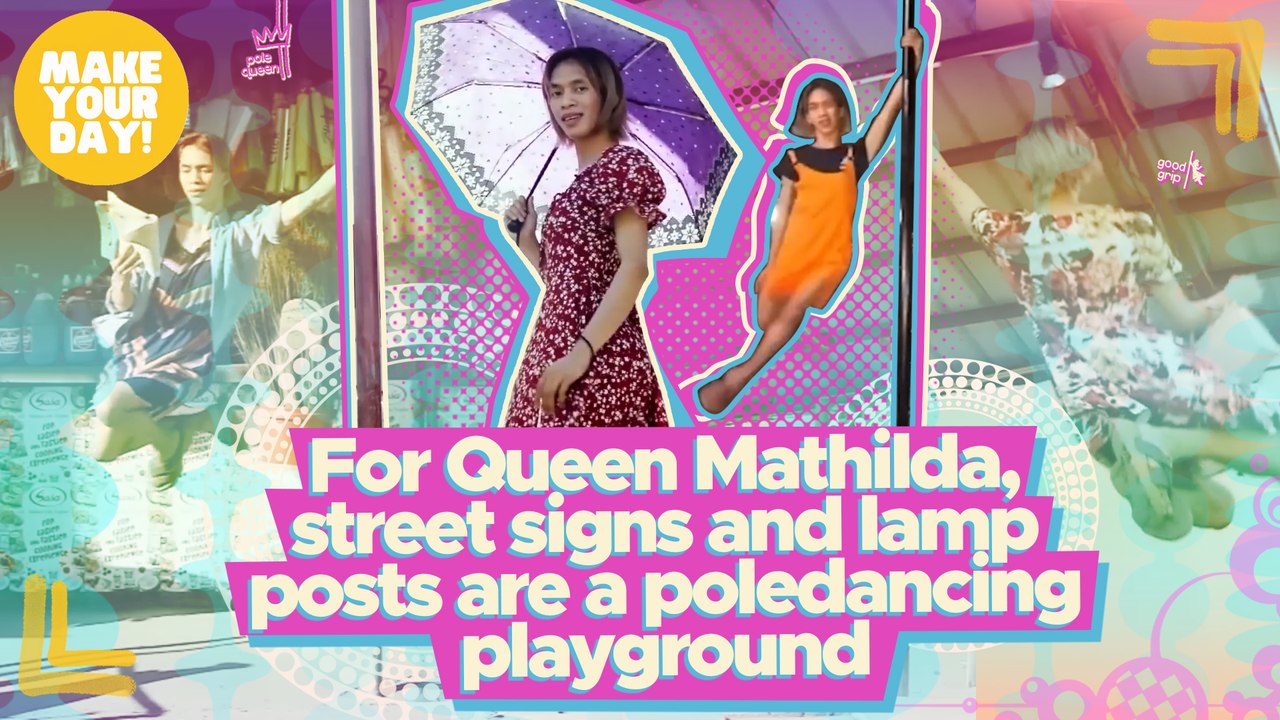 For Queen Mathilda, street signs and lamp posts are a poledancing playground | Make Your Day