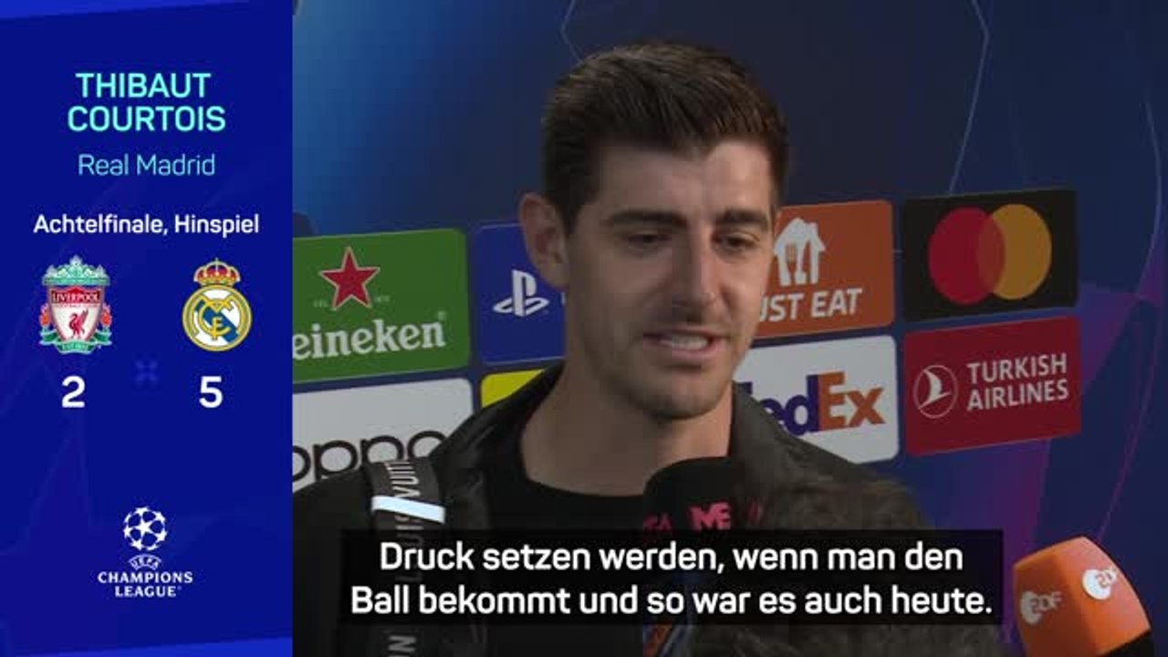 Courtois mit Pech: 'Auch ihrem Torwart passiert'