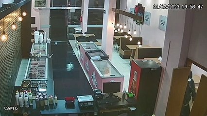 Outra sorveteria é assaltada pelo ladrão de bicicleta em Goioerê