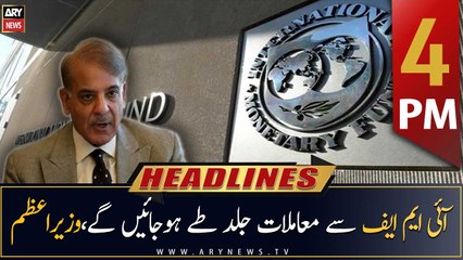 ARY News Headlines | 4 PM | 22nd February 2023