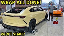 Finishing Our Wrecked Lamborghini Urus Without Ever Starting It!!!