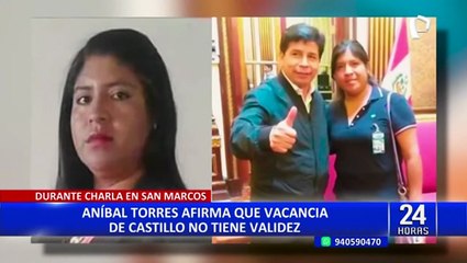 Aníbal Torres afirma que vacancia contra Pedro Castillo "no tiene validez"