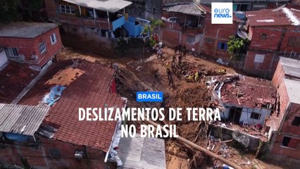 Aumenta número de mortos nos deslizamentos de terra no Brasil