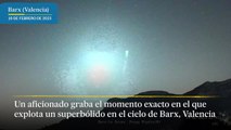 Un superbólido muy luminoso cruza el cielo de la Península Ibérica