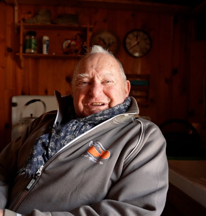 Joël, enfant de la montagne, a conservé une pièce d'antan au sein de sa maison d'enfance