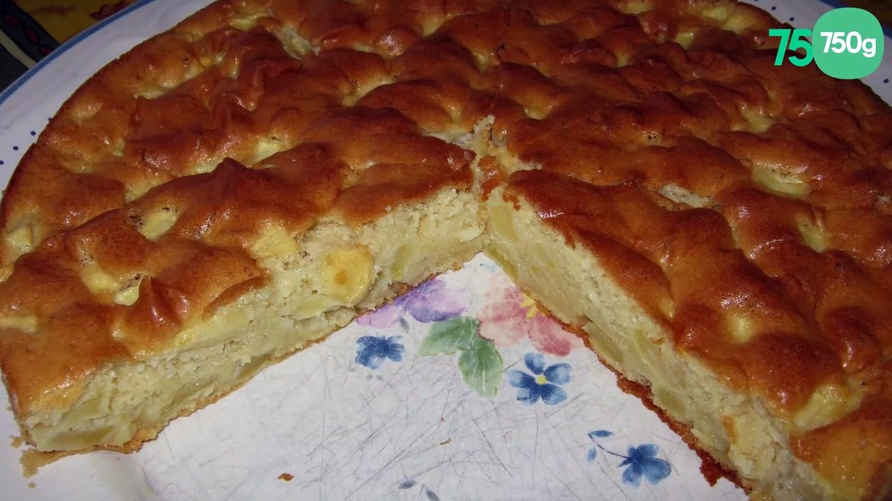 Gâteau moelleux pommes cannelle