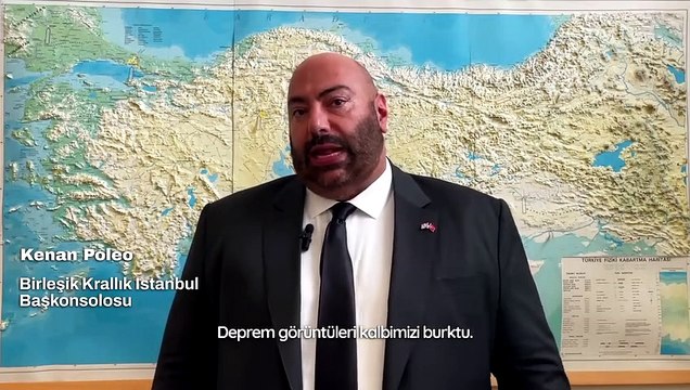 Kenan Poleo: Birleşik Krallık olarak yaşanan üzücü depremler sonrası Türkiye ile dayanışma içindeyiz, acınızı yürekten paylaşıyoruz.