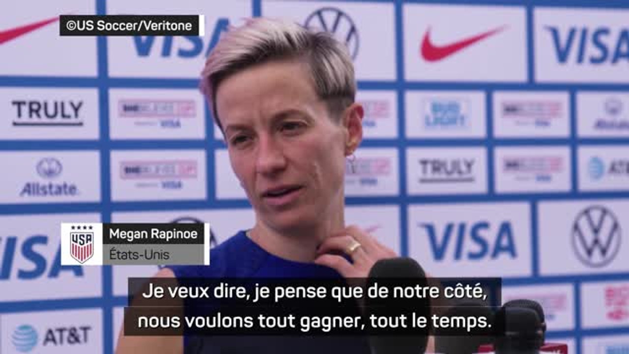 États-Unis (F) - Rapinoe : "Nous voulons tout gagner, tout le temps"