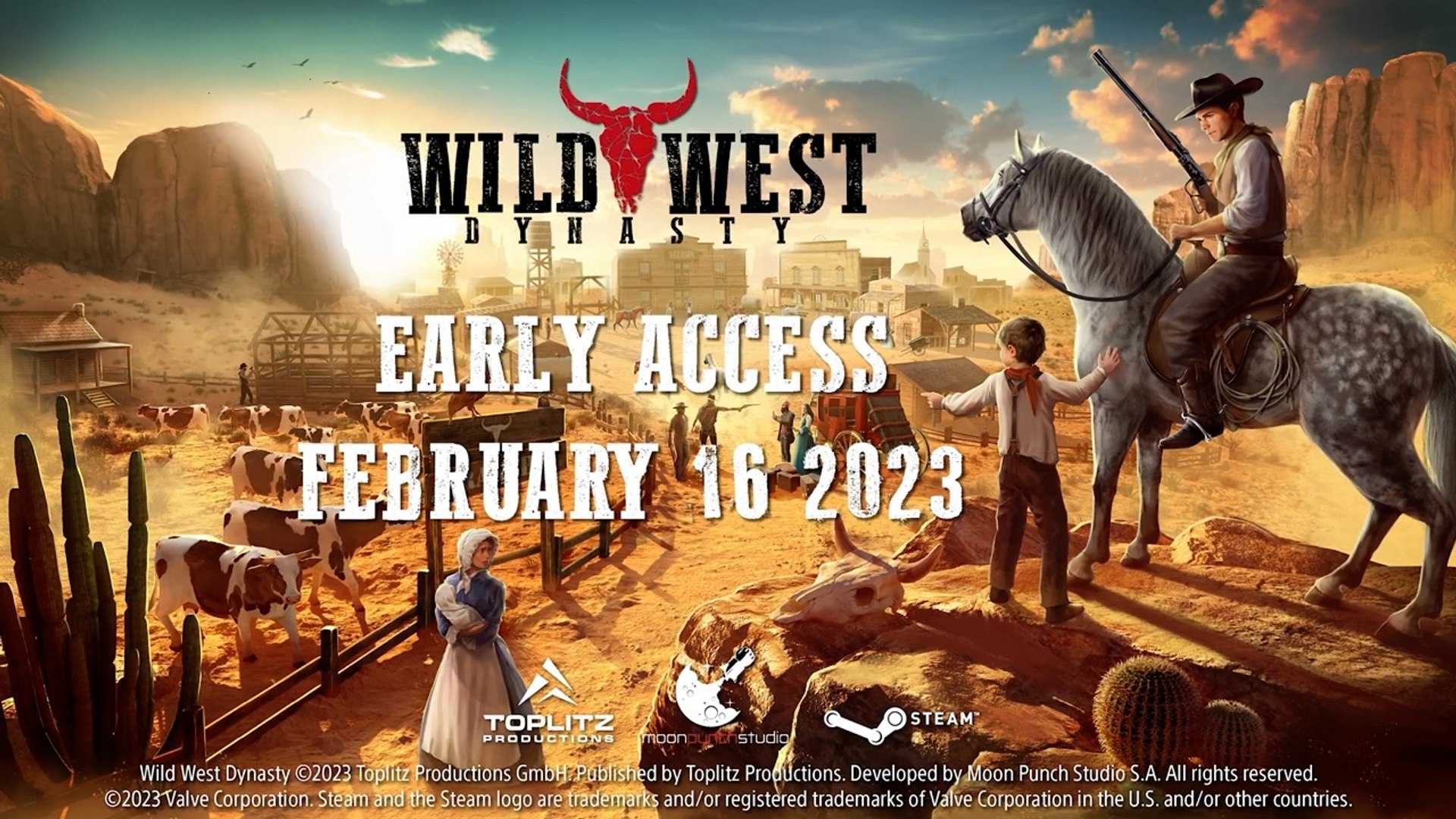 Wild West Dynasty - Official Early Access Release Trailer - video  Dailymotion