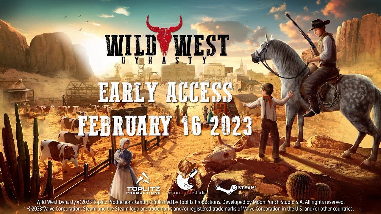 Wild West Dynasty - Official Early Access Release Trailer