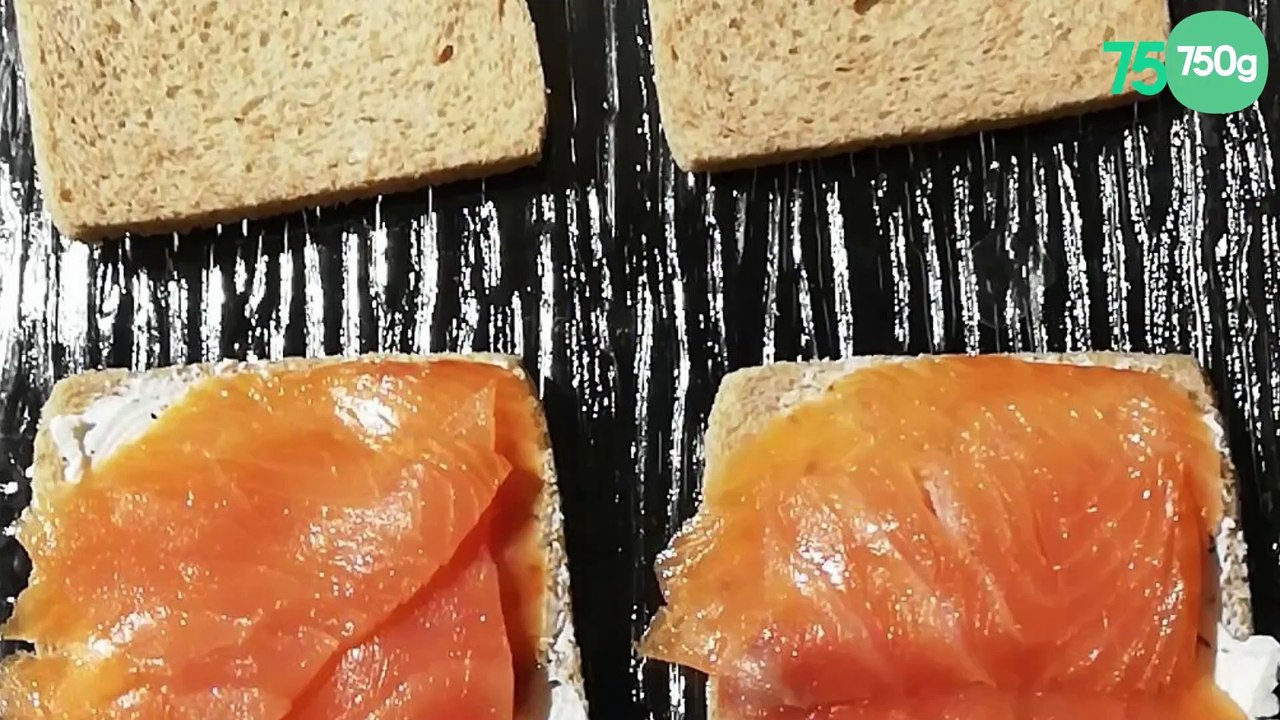 Croque saumon