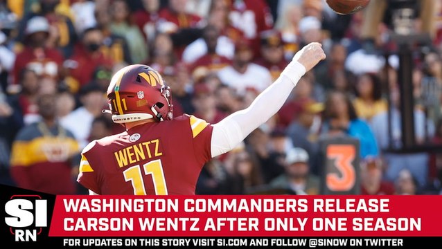 Commanders Release Carson Wentz After One Season