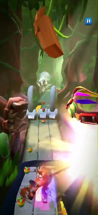 Nitro Thorn Thing Battle Run (Full) Gameplay On Dino Might - Crash Bandicoot: On The Run!