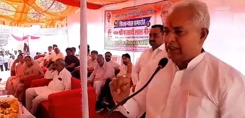 दौसा. प्रदेश की कांग्रेस सरकार के विकास कार्य से विपक्ष है परेशान-परसादी