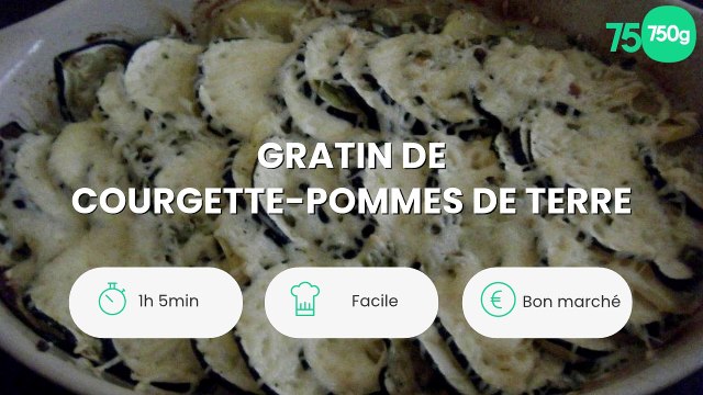 Gratin de courgette-pommes de terre