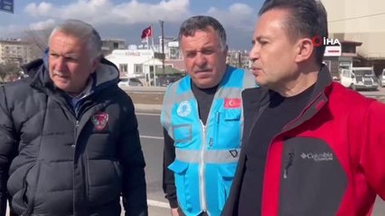 Tuzla Belediyesi Hatay'a konteyner kent kurmak için harekete geçti