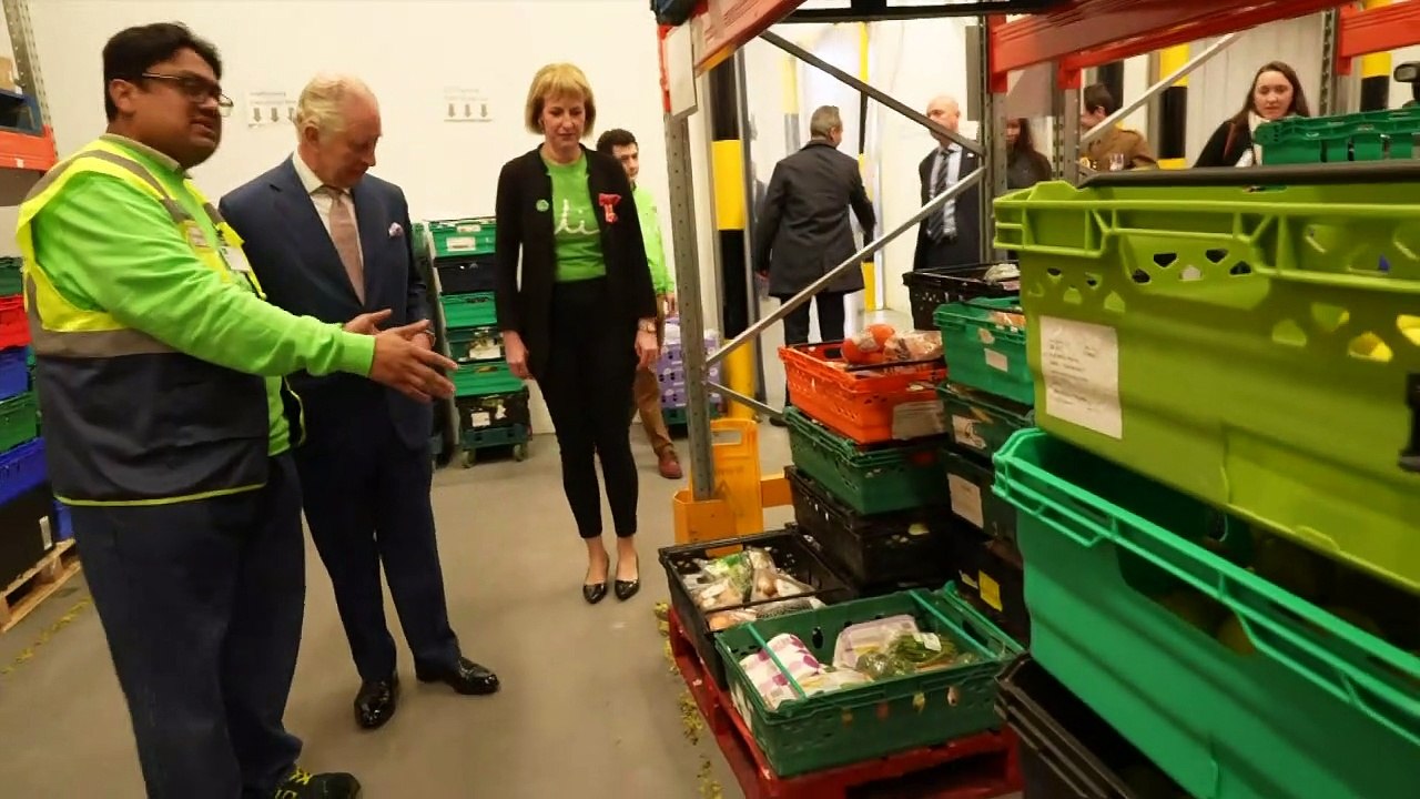 King hails food charity for 'remarkable' work across country