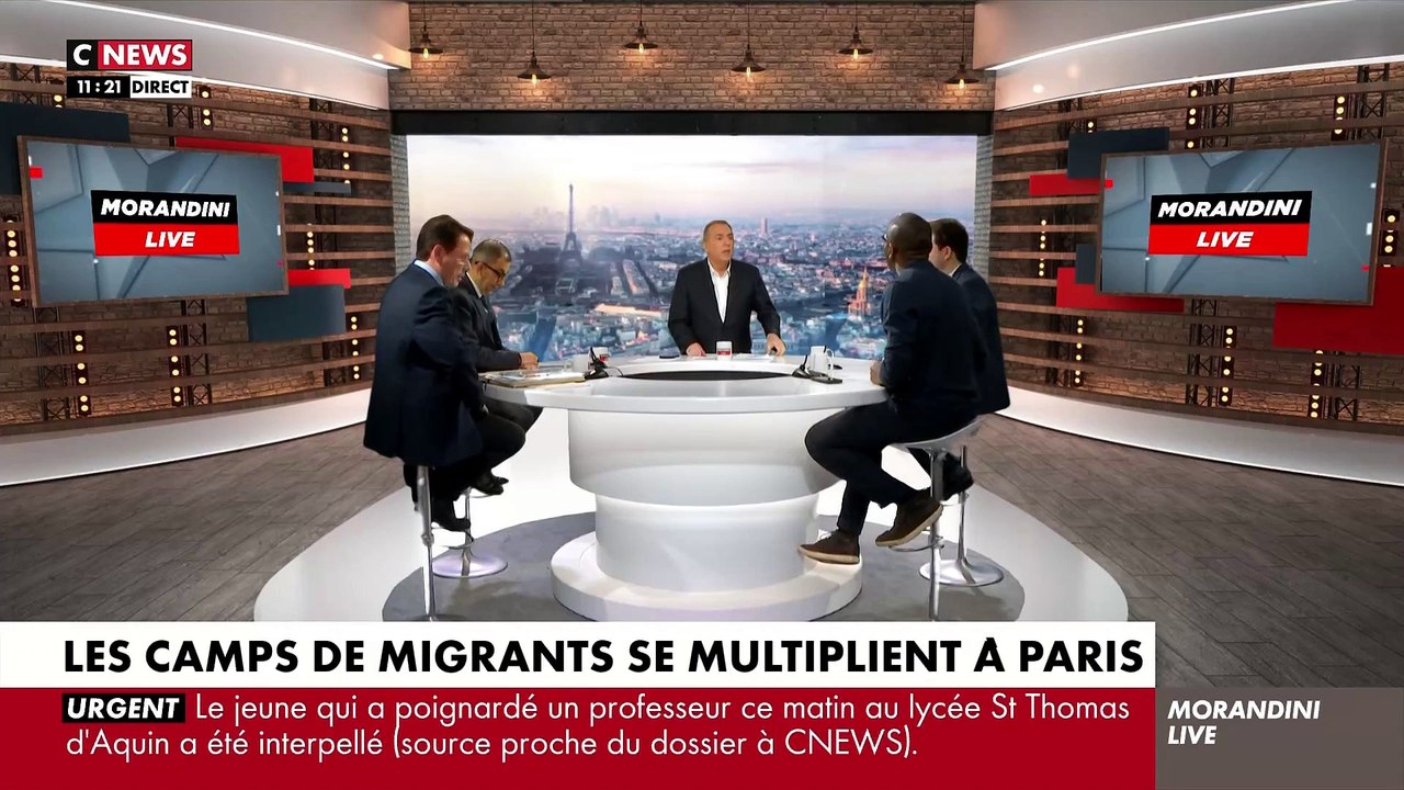 Gros clash dans Morandini Live quand Albert Bathie propose d'envoyer les migrants installé au bord du périphérique en province : "Vous dites vraiment n'importe quoi !"