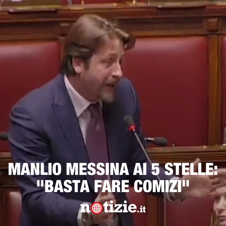 Manlio Messina (Fratelli d'Italia): "Voglio dire ai 5 Stelle di rassegnarsi: gli italiani li hanno mandati a casa"